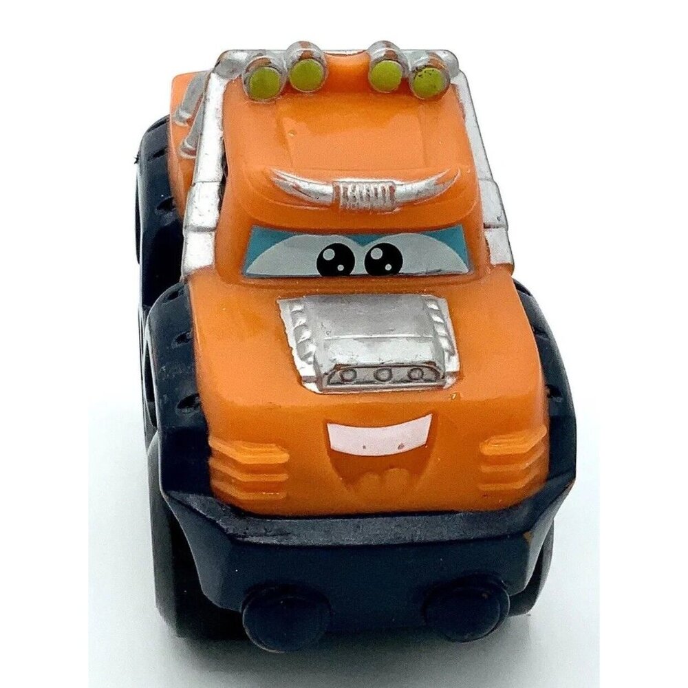 Hasbro 2010 Tonka Biggs Orange Monster Truck - 4"x3.5" Toy